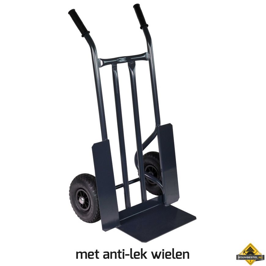 Steekwagen Pro 300 Kg Softwiel Anti Lek Band Bouwbestel