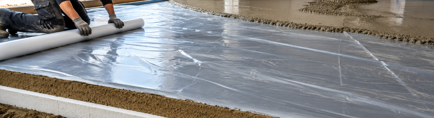 Welke folie onder betonvloer