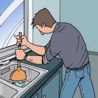 Afvoer gootsteen ontstoppen