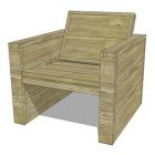 Stoel van steigerhout maken