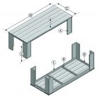 Steigerhouten tafel maken