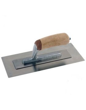 Pleisterspaan FLEX SUPER PROF PURE 330x117x0.3mm RVS met Leren handgreep