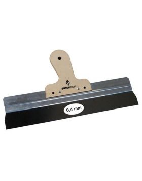 Super Prof Spackmes aluminium 170 mm RVS houten handgreep