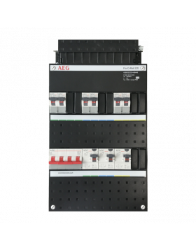 AEG Fix-O-Rail groepenkast 3 fase 6 groeps - A330/222222+HS4/40