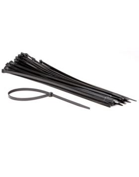 50-delige set met zwarte nylon kabelbinders - 8.8 x 500 mm