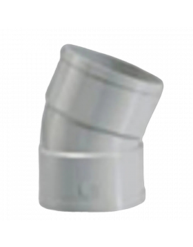 PVC Afvoerbocht 22 graden mof/mof 40mm