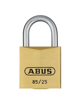 Abus 85/25 messing hangslot verschillend sluitend - 25 mm