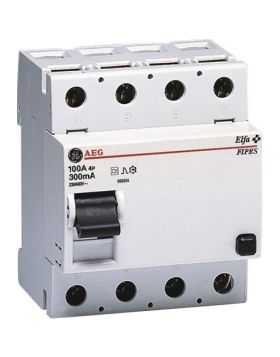 AEG Aardlekschakelaar 4-polig Type BS, selectief FIPBS 125 A, 0,3 A - S 