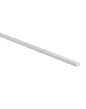 Grenen aftimmerlat 12x18mm 270cm voorgelakt RAL 9010