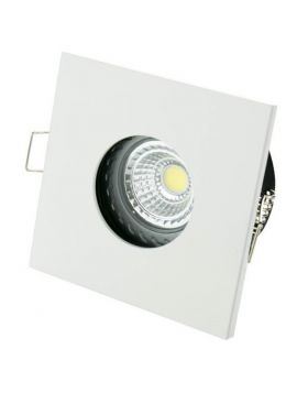 Badkamer Inbouwspot GU10 Wit Vierkant 83x83mm