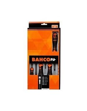 Bahco fit schroevendraaierset 6-delig gleuf pz