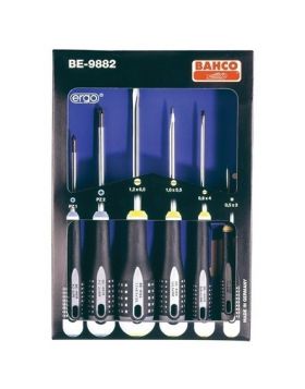 Bahco schroevendraaierset ergo be-9882 6-delig 