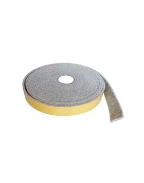 Nevidek Basic kantstrook 20mm breed- zelfklevend vilt 5mm dik - Rol 10 meter  