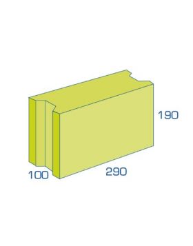BIA Betonblokken 10/19 VW (290x100x190mm) per 27 stuks