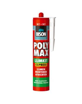 Bison Polymax Lijmkit - Wit - Koker 435 gr