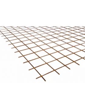 Bouwstaalmat PS 100x100 - 2x3 meter per mat (6m2) onbehandeld
