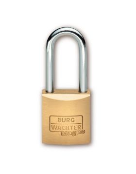Burg Wächter Magno messing hangslot met hoge beugel gelijksluitend - 20 mm