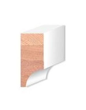 Western Red Cedar Hardhout gootlijst gegrond 44x100x4600