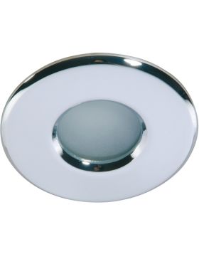 Deluna Aluminium-inbouwspot ALU IP 44 vast chroom, 50 W