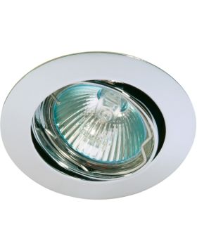 Deluna aluminium-inbouwspot ALU kantelbaar chroom , 50 W