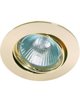 Deluna Aluminium-inbouwspot ALU kantelbaar messing, 50 W