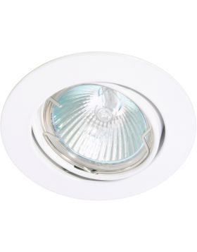 Deluna aluminium-inbouwspot ALU kantelbaar wit, 50 W