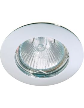 Deluna aluminium-inbouwspot ALU vast chroom , 50 W