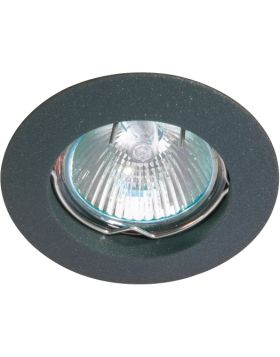Deluna aluminium-inbouwspot ALU vast grafiet, 50 W