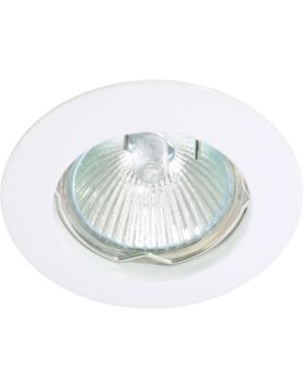 Deluna aluminium-inbouwspot ALU vast wit, 50 W