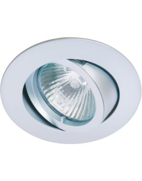 Deluna Aluminium-inbouwspot BAJONETT kantelbaar chroom mat, 50 W