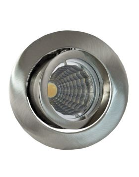 Deluna Aluminium inbouwspot LED kantelbaar, 10 W, 3000K