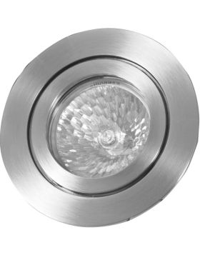 DELUNA Edelstaal-inbouwspot V4A IP 55 vast edelstaal geborsteld