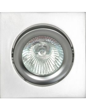 Deluna inbouwspot DESIGN-CLIP-VIERKANT kantelbaar chroom mat