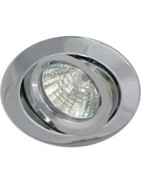 Deluna inbouwspot DESIGN-CLIP kantelbaar chroom