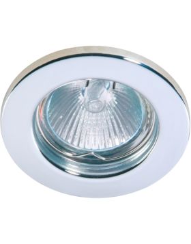 Deluna metalen inbouwspot vast chroom, 50 W