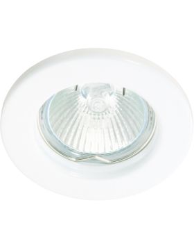 Deluna metalen inbouwspot vast wit, 50 W