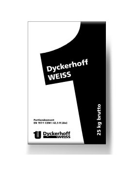 Dyckerhoff Cement CEM I 42,5 Wit (25kg)