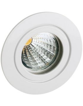 Edelstaal-inbouwspot Deluna-V4A IP 55 vastwit