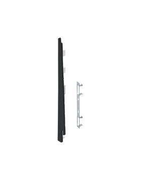 Eindkap connector links voor Keralit potdekselpaneel (5 stuks) Zwart - Classic (bestelnr. 2874)