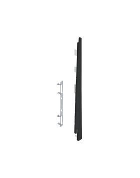 Eindkap connector rechts voor Keralit potdekselpaneel (5 stuks) Zwart - Classic (bestelnr. 2875)