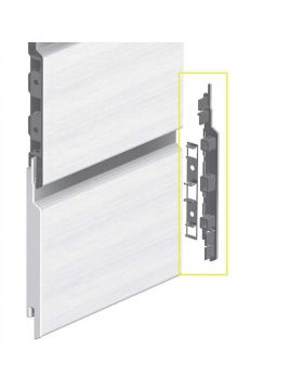 Eindkap connector rechts voor Keralit sponningdeel 143mm (bestelnr. 2865)