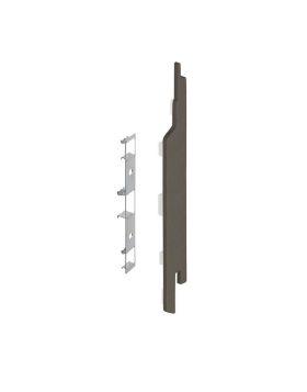 Eindkap connector rechts voor Keralit sponningdeel 143mm (5 stuks) Kwartsgrijs - Classic (bestelnr. 2865)