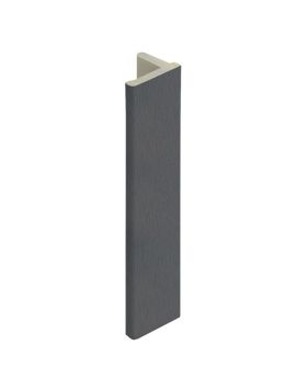 Eindprofiel 10mm voor Keralit dakrand Kwartsgrijs - Classic (bestelnr. 2836)