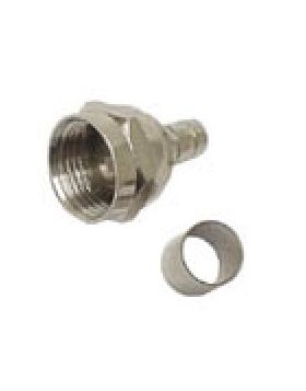 F-connector met ring RG59/U