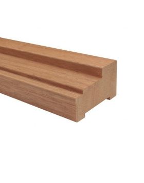 Meranti kozijnprofiel aa 70%pefc 67x114x3050 (3.05 meter)
