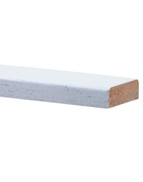 Hardhout koplat / architraaf - recht gegrond 12x45x4900