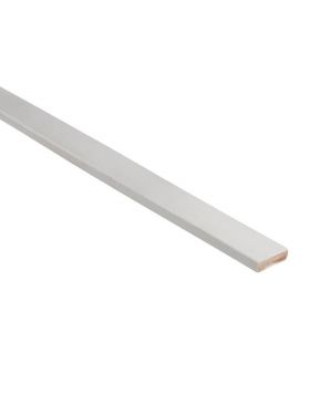 Hardhout plint gegrond FSC 13x70 mm 490 cm