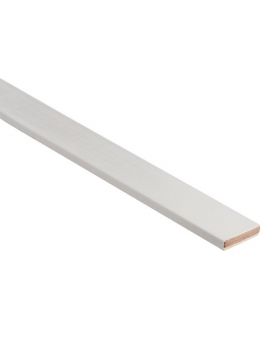 Hardhout plint gegrond FSC 13x90 mm 490 cm