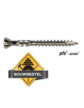 PFS Hardhoutschroeven Verzonken Kop Torx * 4x40 Rvs / Inox C2 (T-15) - 200 stuks