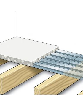 Hoe maak ik een lichtgewicht betonvloer op zwaluwstaartplaten?